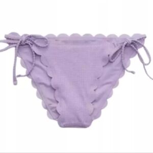 Lavender Scalloped Bikini Bottom
